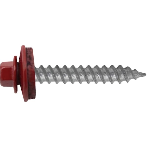 Grip-Rite Self-Drilling Screw, 1 in, Zinc Plated Steel External Hex Drive, 115 PK NHWNW91001RED - main